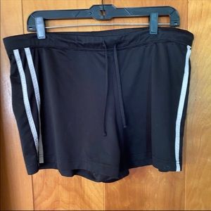 Black & white Striped Soccer Shorts